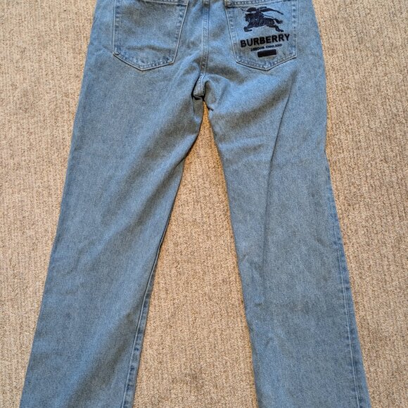Supreme Burberry Jeans Washed Blue - Picture 6 of 6